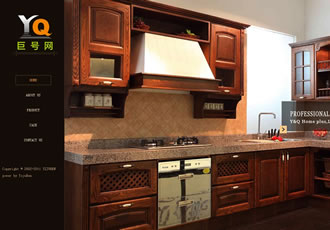 英文外貿石材櫥柜公司整站織夢模板