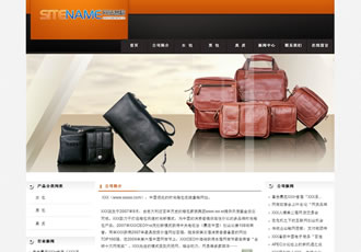 皮式用品皮具商品專用網站建站模板