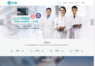 響應式金融股權投資管理企業織夢模板(自適應手